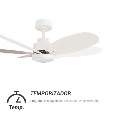 LED Ceiling Fan Rainbow M White CCT (Dim (18W)