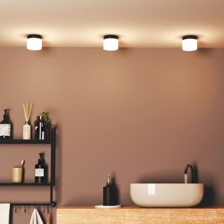 Congo LED surface-mounted bathroom spotlight (6W)