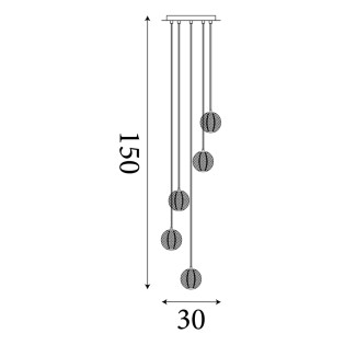 Pendant lamp LED Allure (21W)