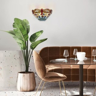 Wall lamp Tiffany Dragonfly