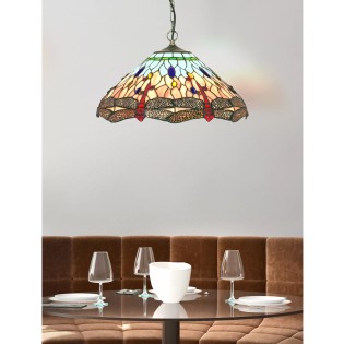 Ceiling lamp Tiffany Dragonfly