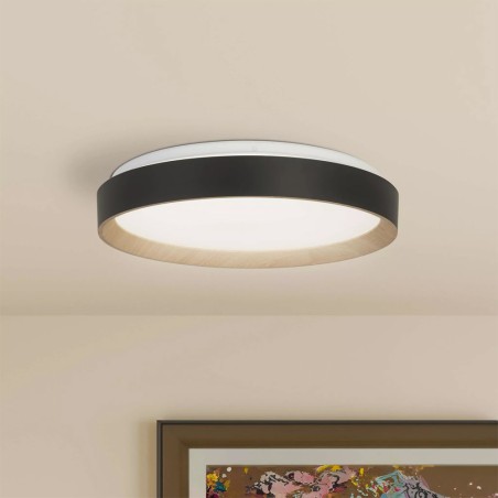 Plafón de techo LED Satellite Wood (24W)