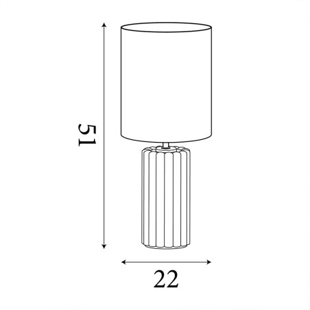 Table Lamp Groove