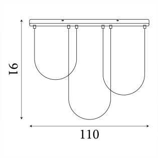 LED Ceiling Flush Light Chime (80W)