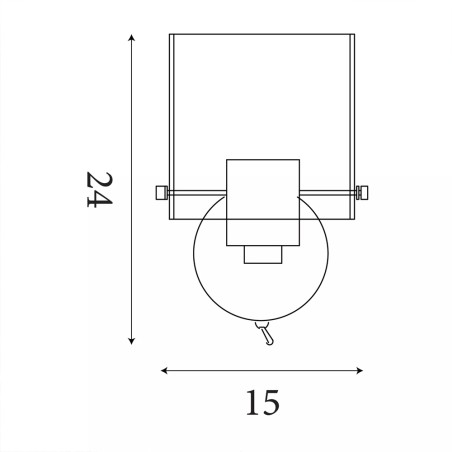 Aplique de pared Sweden
