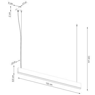 copy of Rio Oro LED-Deckenleuchte (50W) II