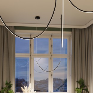 LED pendant lamp Alvar (47W)
