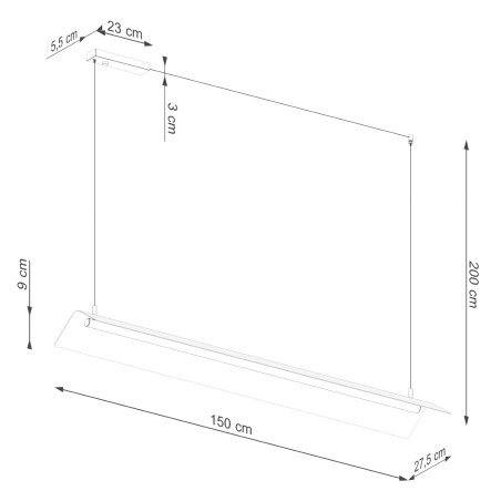 LED Pendant Lamp Elva (24W)
