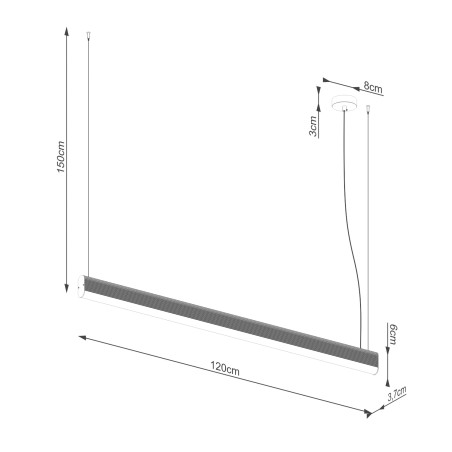 copy of Lámpara colgante LED Risa (57W)