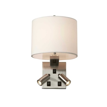 Aplique de pared con lectores LED Belmont (2x1W)