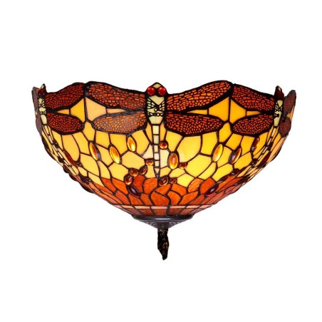 Flush light Belle Amber Tiffany