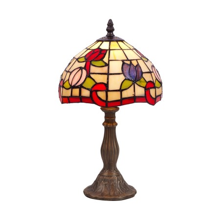 Kompakte Tiffany-Tischlampe