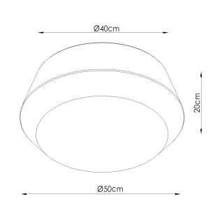 copy of Rio Oro LED-Deckenleuchte (50W) II