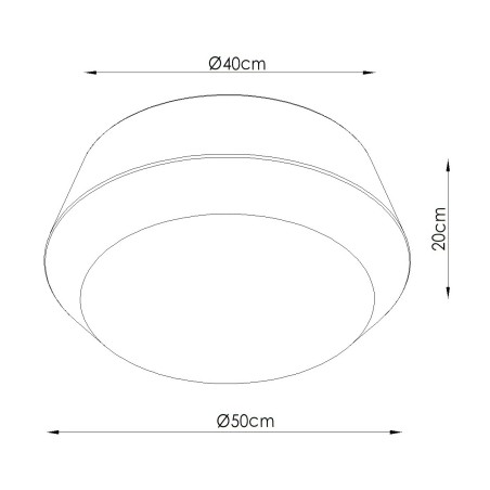 copy of Rio Oro LED-Deckenleuchte (50W) II
