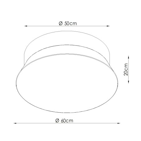 copy of Rio Oro LED-Deckenleuchte (50W) II