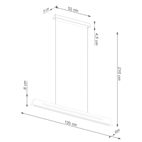 copy of Rio Oro LED-Deckenleuchte (50W) II