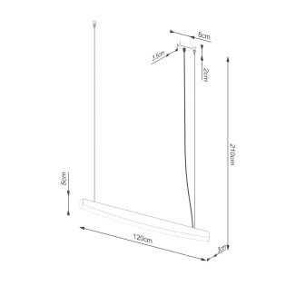 copy of Rio Oro LED-Deckenleuchte (50W) II
