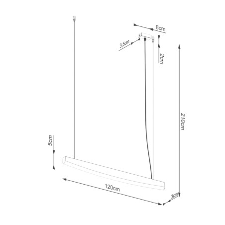LED Pendant Lamp Jorun (22W)