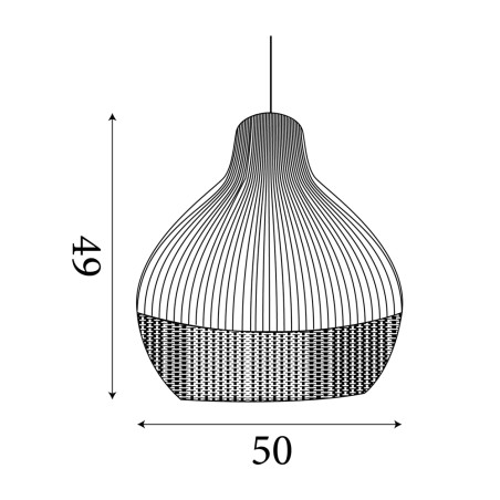 copy of Lámpara colgante Heritage (5 luces)