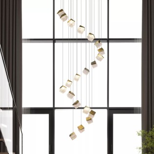 LED Pendant Lamp Cuboid (100W)