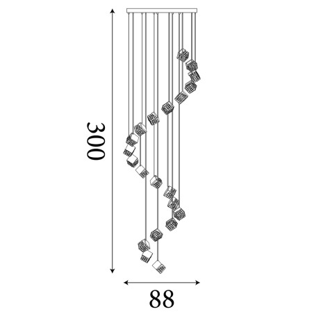 copy of Lámpara colgante Heritage (5 luces)