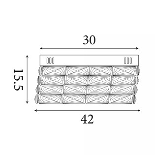 LED Ceiling Flush Light Modena (28W)