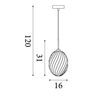 copy of Lámpara colgante Heritage (5 luces)