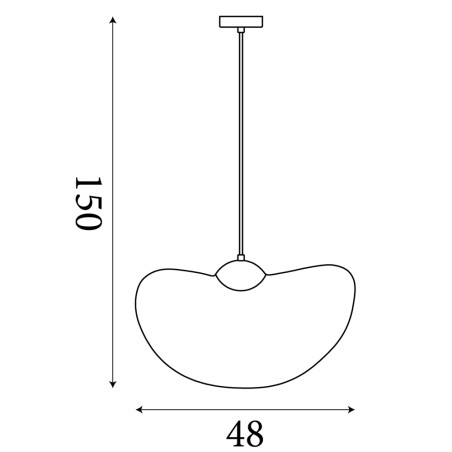 Pendant lamp Ripple