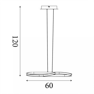LED Pendant Lamp Doodle (40W)