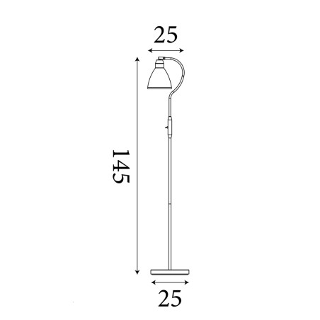 Floor lamp Lustra