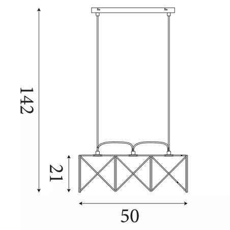 copy of Lámpara colgante Heritage (5 luces)