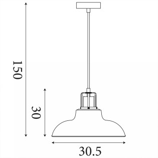 Pendant lamp Glossop