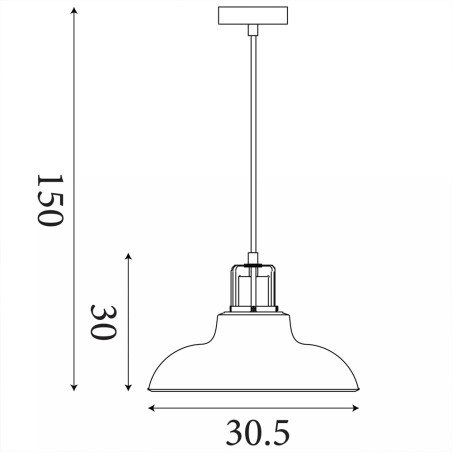 Pendant lamp Glossop