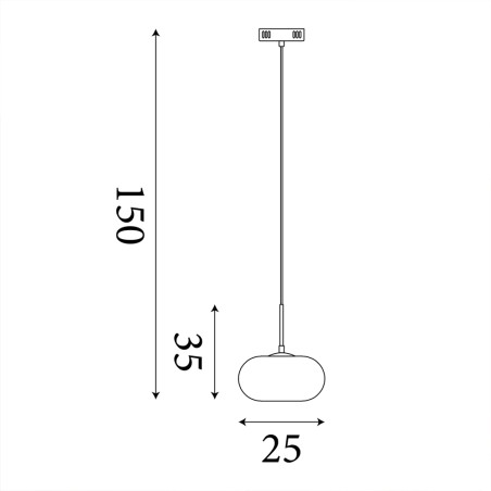 LED Pendant Lamp Confetti (9W)