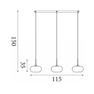copy of Aplique de pared LED Nile (12W)