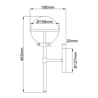 Bathroom's Wall Lamp Hollis