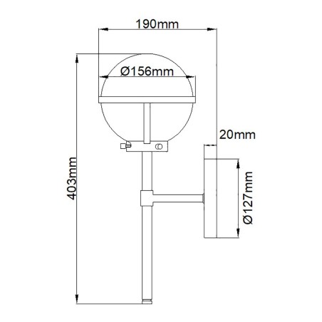 Bathroom's Wall Lamp Hollis