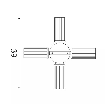 copy of Aplique de pared para baños Imperial (2 luces)