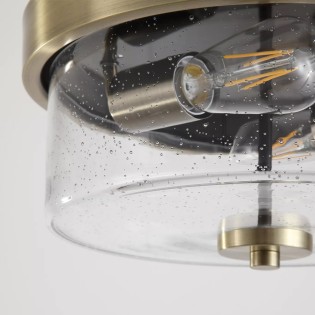 Bathroom's Ceiling flush light Preston (2 lights)