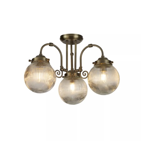 Bathroom's Ceiling flush light Belvue (3 lights)