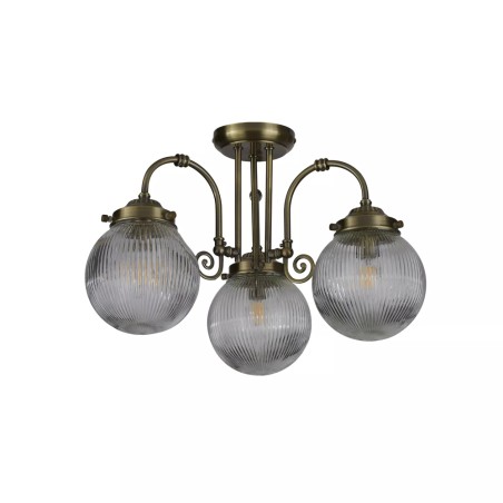 Bathroom's Ceiling flush light Belvue (3 lights)