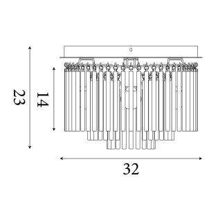 Ceiling Flush Light Swizzle (5 lights)