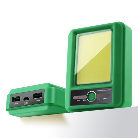 Giver Green Rechargeable Powerbank Torch (5W)