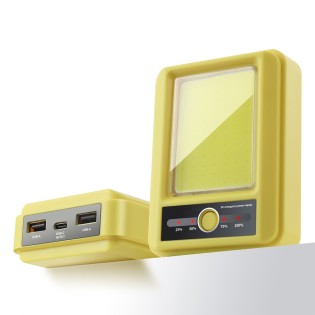 Giver Yellow Rechargeable Powerbank Torch (5W)