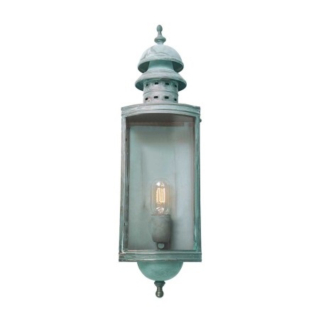 Aplique de pared de exterior Downing Verdigris
