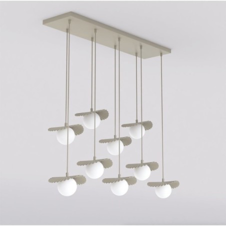 Valbona Beige Ceiling Lamp (9 lights)