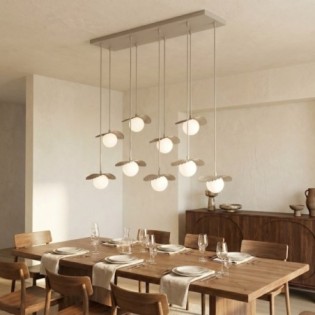 Valbona Beige Ceiling Lamp (9 lights)