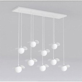 Valbona White Ceiling Lamp (9 lights)