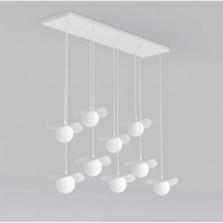 Valbona White Ceiling Lamp (9 lights)