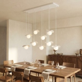 Valbona White Ceiling Lamp (9 lights)